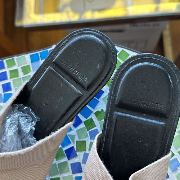 Authentic Ballenciaga Stretch Sandal Mule Size 39 - Picture 3 of 8